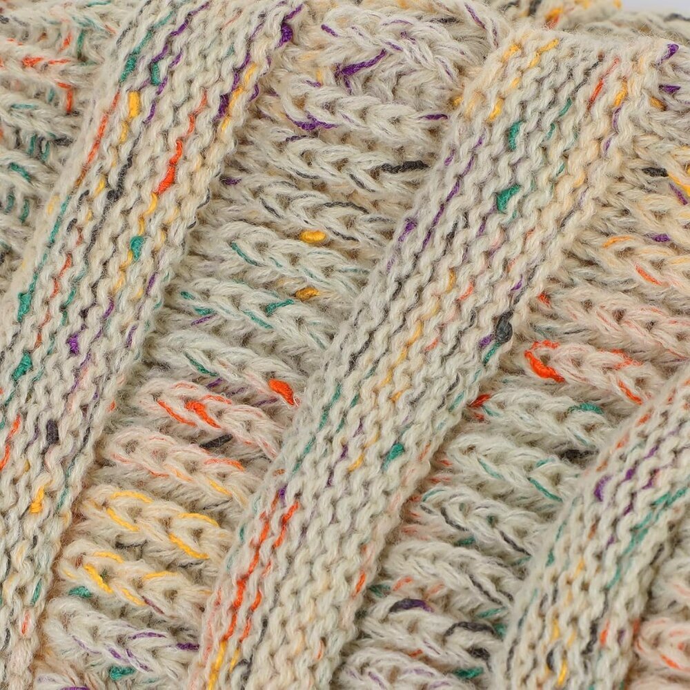 Satin Lined Knit Beanie Hats for Women Men Thick Warm Unisex Slouchy Winter Cap - Picture 4 of 6